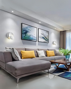 Modern Wall Lamp with Halo Light Circle Ambient Lighting