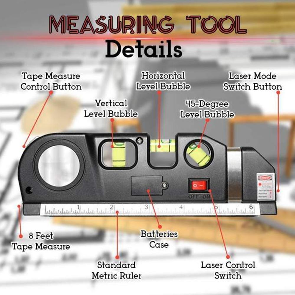 Multifunctional Laser Level 4 in 1 Laser Measuring Tool