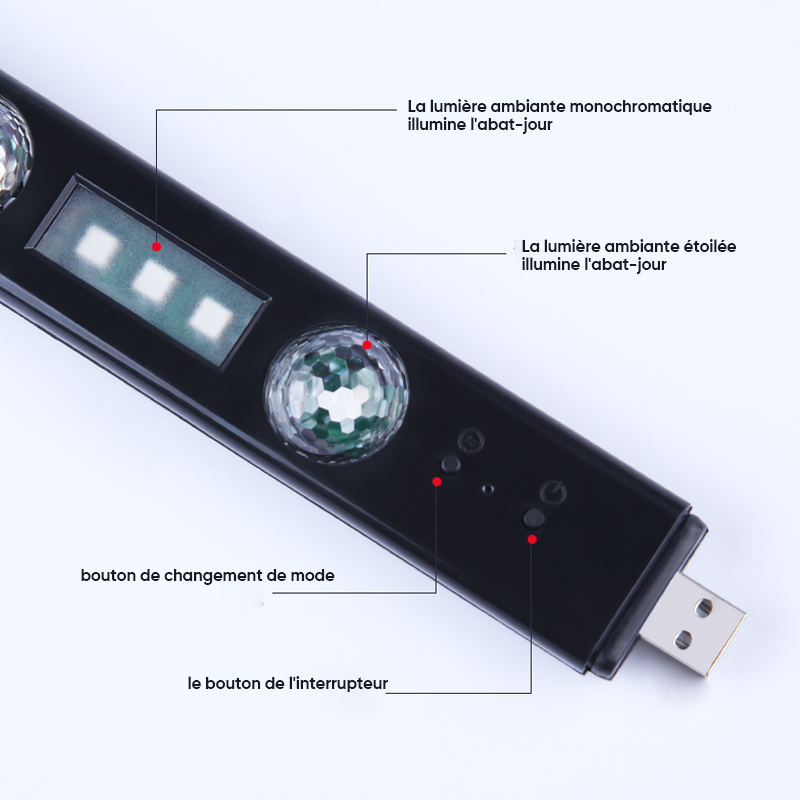 Atmosphere Light LED for wireless charging