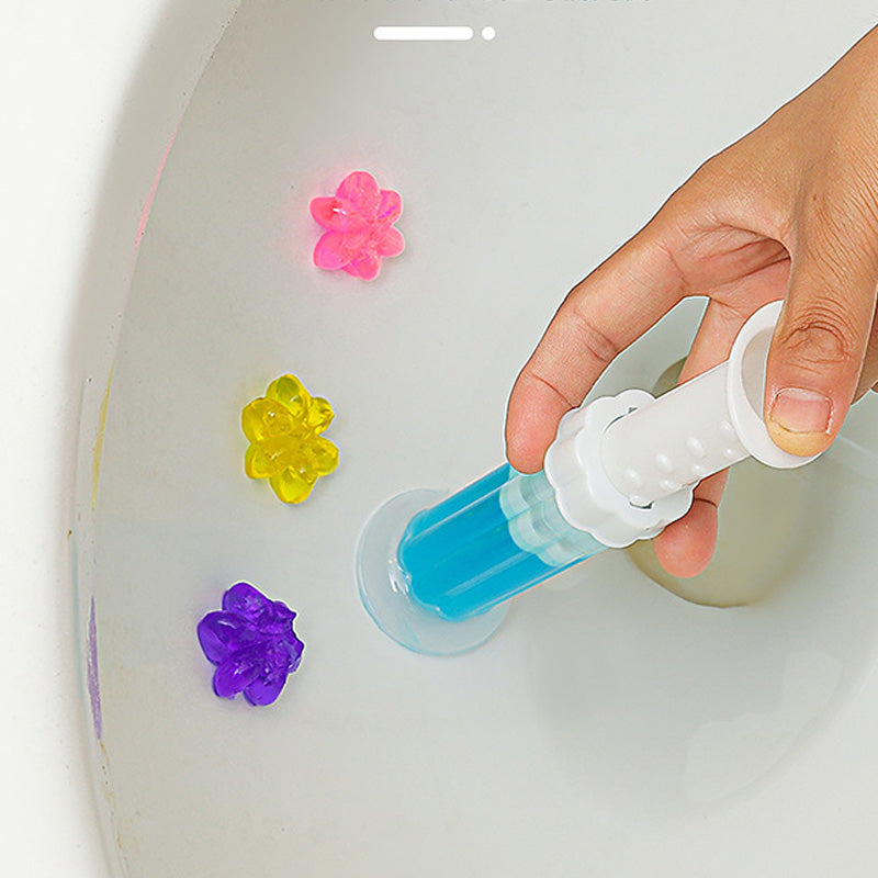Toilet cleaning gel