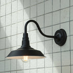 Noctura Classic Wall Lamp | Vintage Design | Iron Frame with Round Glass Shade | 1-Light Dining Room Lighting