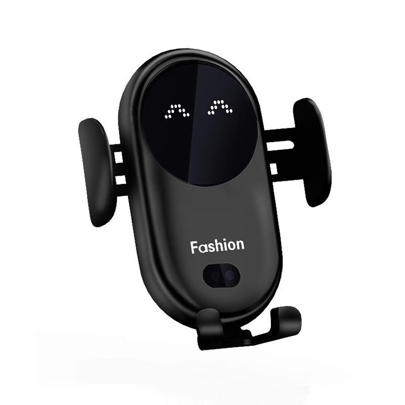 Intelligent wireless car sensor phone holder charger