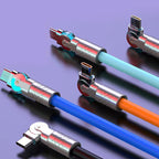 Rotating elbow data cable