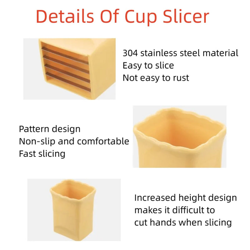 Fruit Egg Stainless Steel Strawberry Cutter