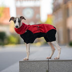 Full Protection Polar Fleece Dog Overall with Removable Collar