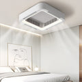 Modern Blade-less Ceiling Fan with LED Lighting and Chandelier