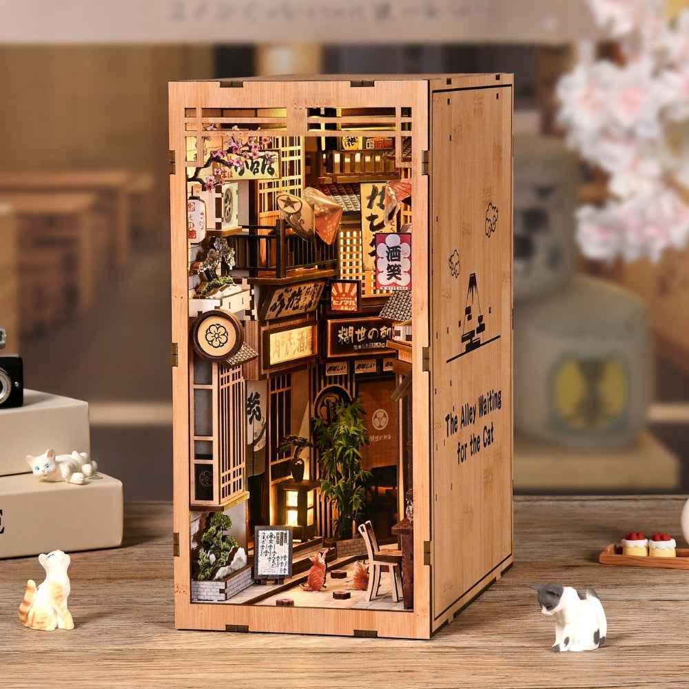 The Alley Waiting for the Cat DIY Book Nook Kit