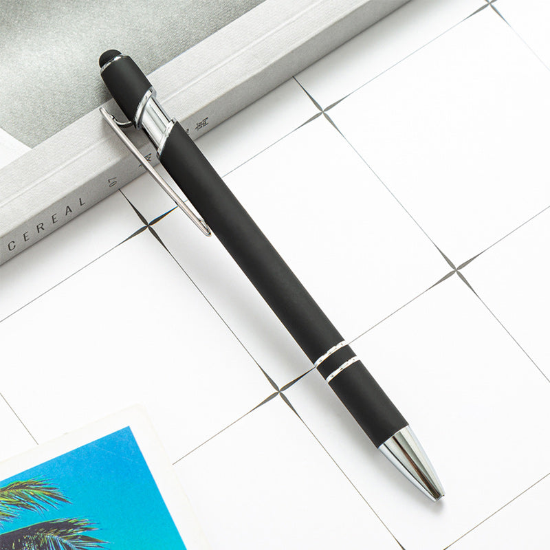 Metal Print Aluminum Ballpoint Pen, 8 Pieces