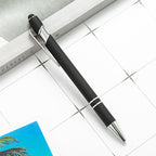 Metal Print Aluminum Ballpoint Pen, 8 Pieces