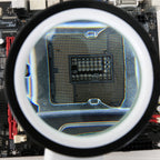 30x optical magnifying glass with LED light
