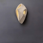 Minimalist Wall Lamp with Wabi-Sabi Aesthetics