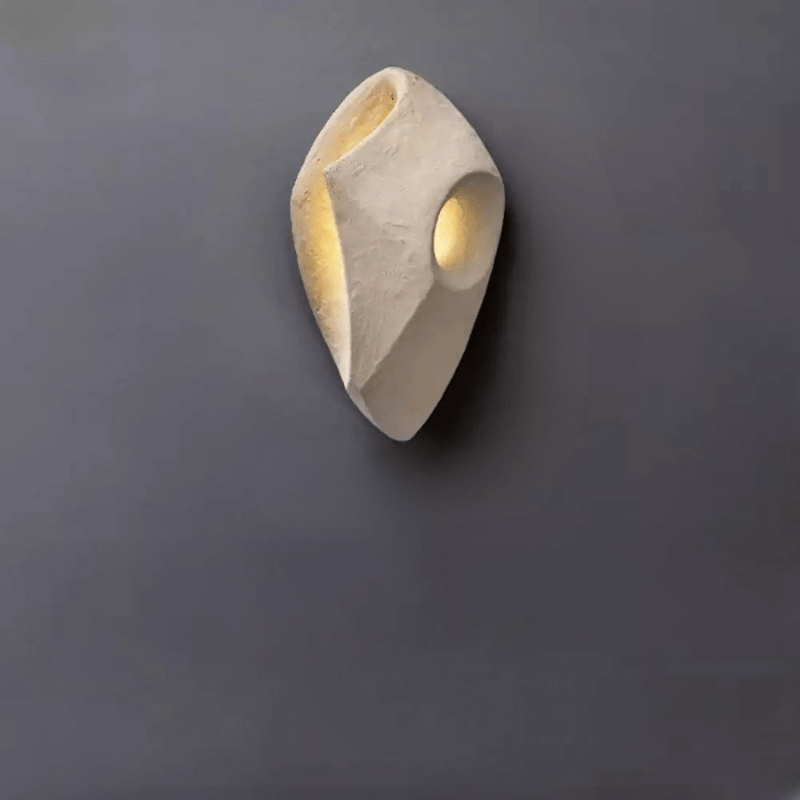 Minimalist Wall Lamp with Wabi-Sabi Aesthetics