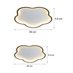 Nordic ceiling light in pentagram design – aluminum ceiling lamp for bedroom