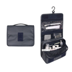 TravelEase – Water-repellent Cosmetic Bag with Hook and Compartments | Travel Toiletry Bag