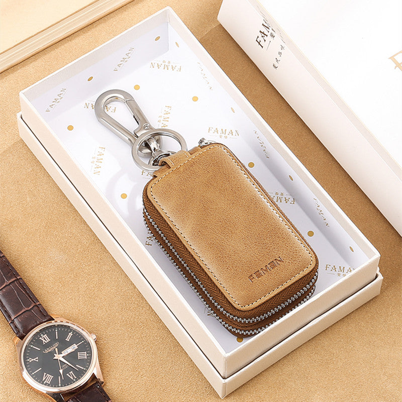 Double Layer Transparent Key Case