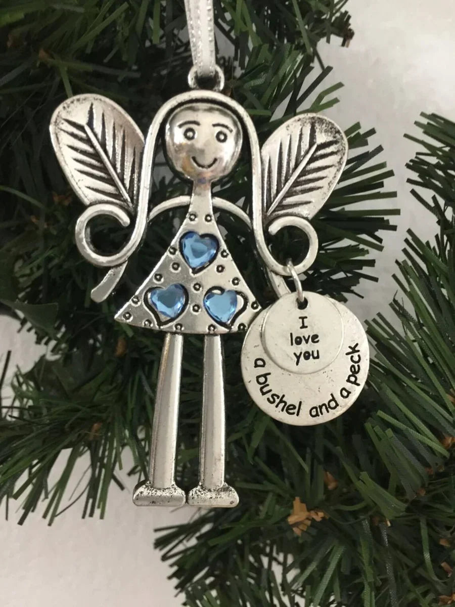 Crazy beautiful friends forever - Angel ornament Christmas gift