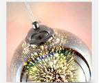 Fireworks Sphere – Silver – Includes 12W LED Warm Light - Dia 25cm