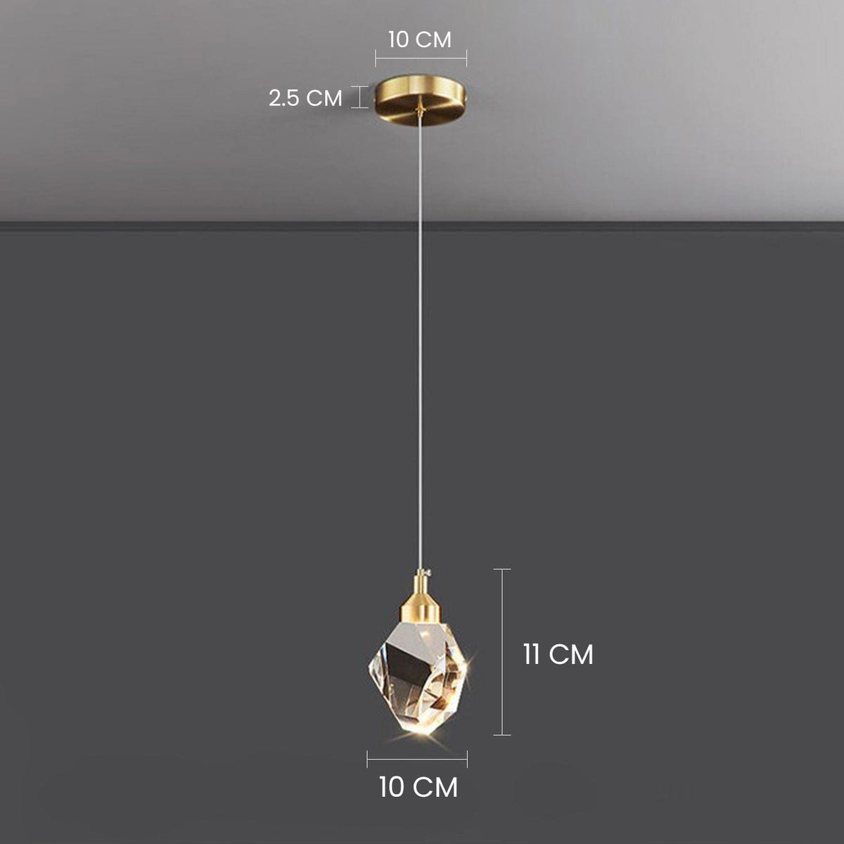 Crown Jewel pendant light