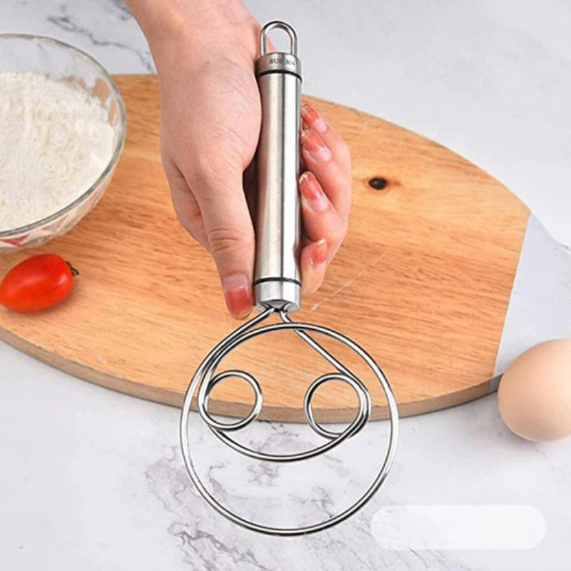 Professional Danish dough whisk for effortless mixing