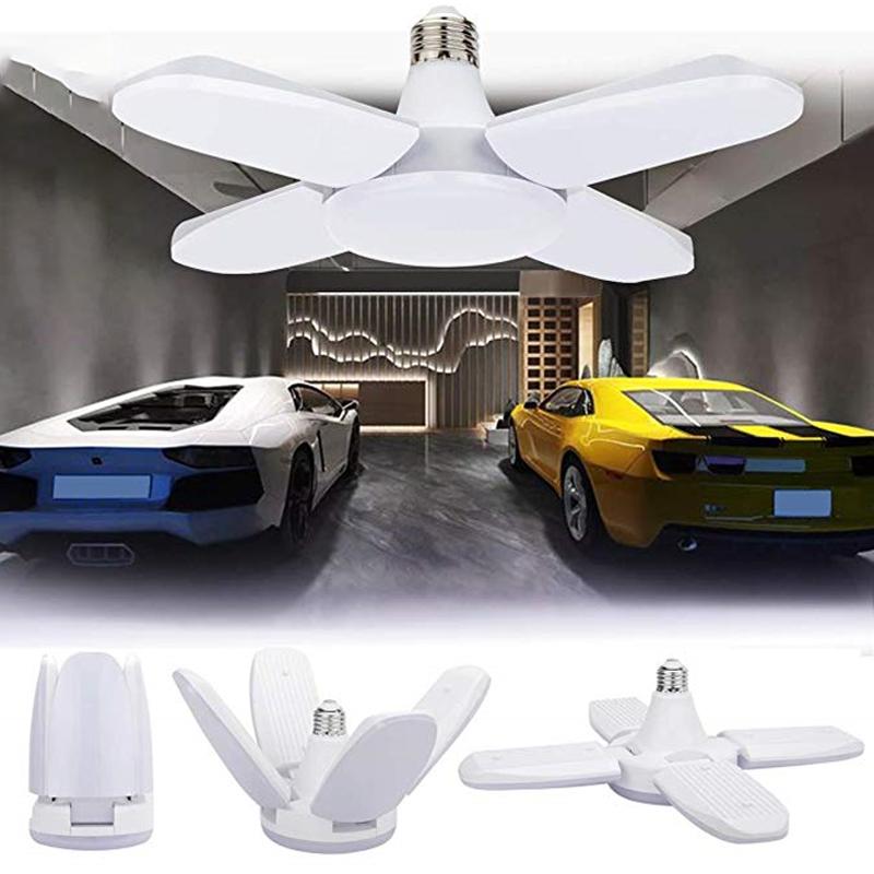 Foldable deformable universal garage lamp