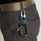 Creative keychain made of stainless steel