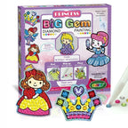 Large Gem Diamond Painting Stickers for Kids