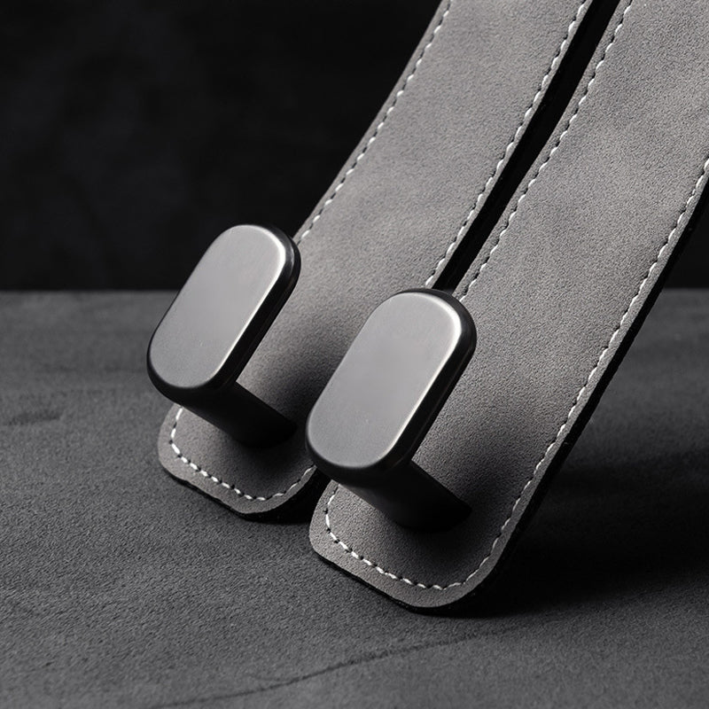Car seat back double hook