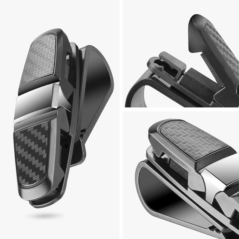 Sunglasses holder for car visor