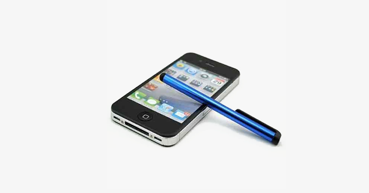 Universal Touchscreen Pen with Soft Rubber Tips - Best for Touchscreen Smartphones and Tablets