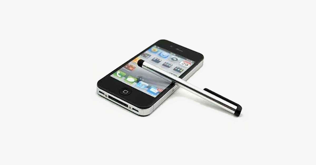 Universal Touchscreen Pen with Soft Rubber Tips - Best for Touchscreen Smartphones and Tablets