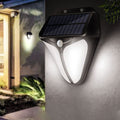 Solar Intelligent Triangle Outdoor Waterproof Body Sensor Patio LED Wall Light