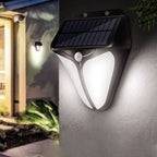 Solar Intelligent Triangle Outdoor Waterproof Body Sensor Patio LED Wall Light