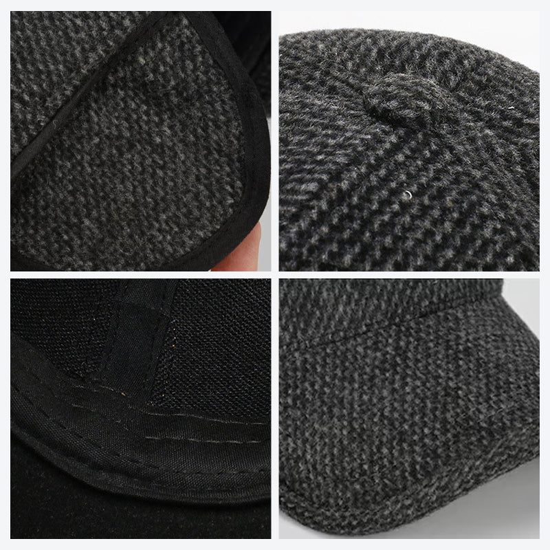 Winter baseball cap with ear protectors
