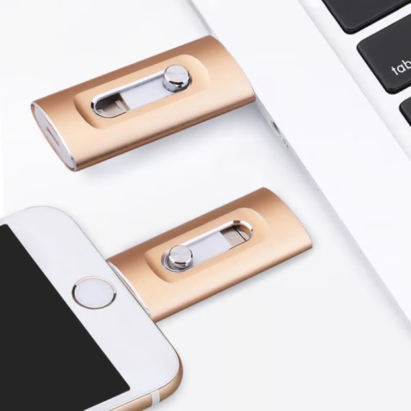 3 in 1 large capacity USB flash drive for mobile phone and computer