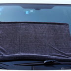 Twisted microfiber towel for car washing and glass cleaning