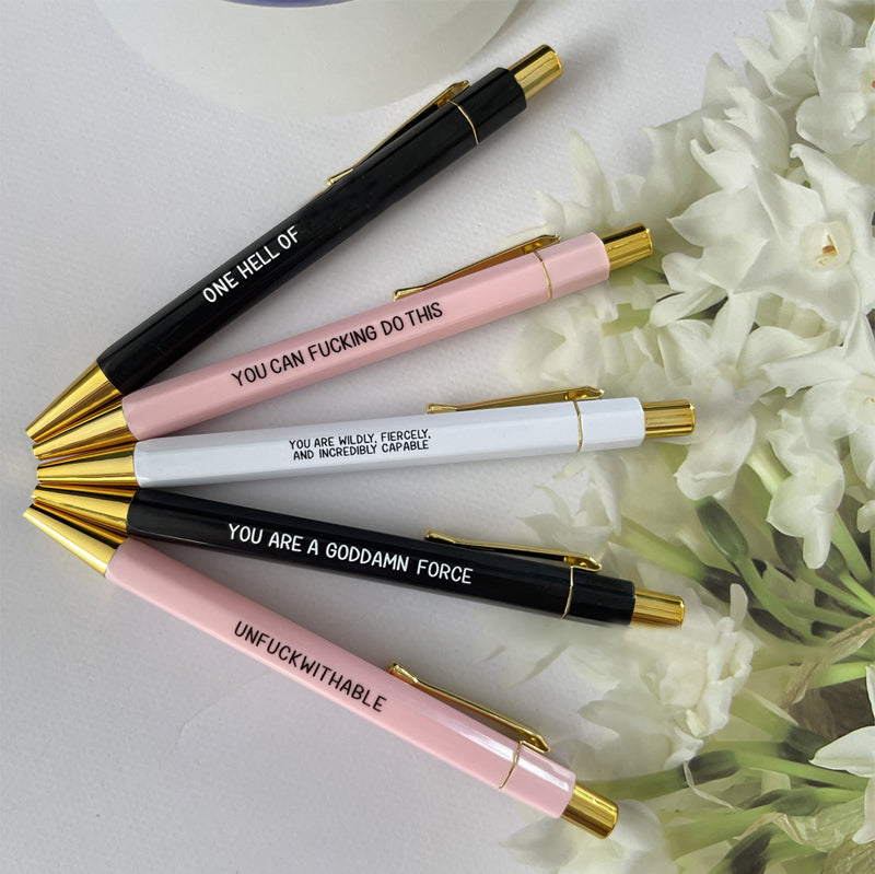 Pencil sets with various themes