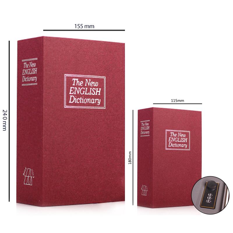 Book-shaped safety closure box