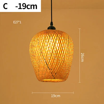 Handmade Rattan Pendant Light - RayaLight