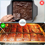 Non-Stick Baking Pan with Divider | 18 Perfect Portions | Even Heat Distribution | CookieCraft