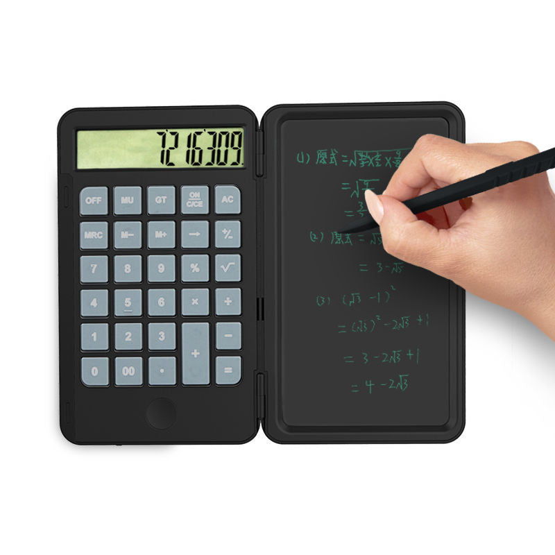 Folding Handwritten Calculator