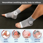 Neurowear | Neuropathy Compression Socks – Graduated 20–31 mmHg – Breathable Toeless Design – All‑Day Relief for Swollen Feet