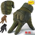 Military tactical gloves with full fingers
