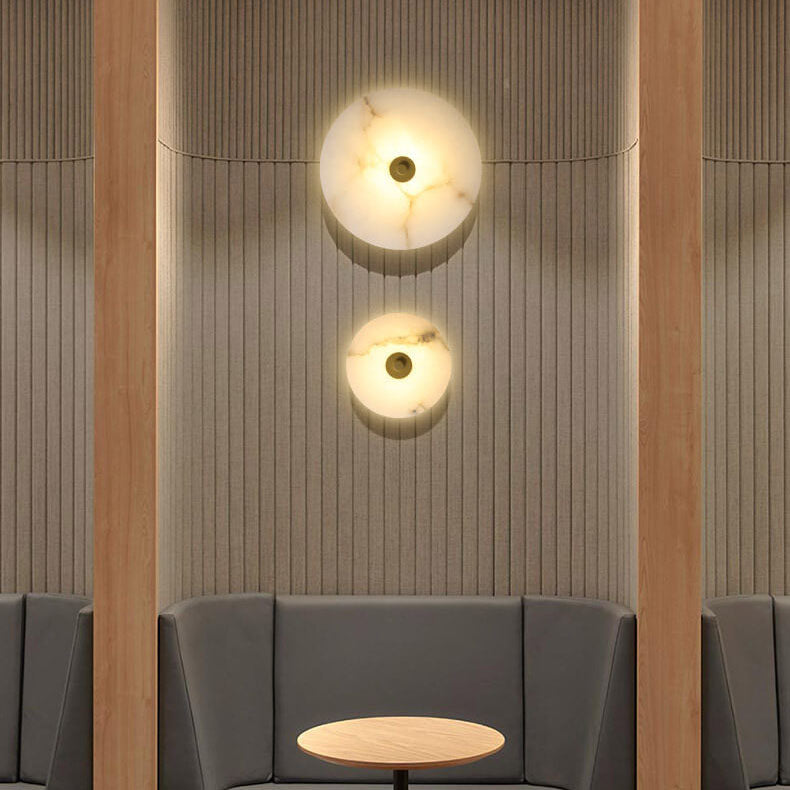Combination of acrylic and marble in designer light!