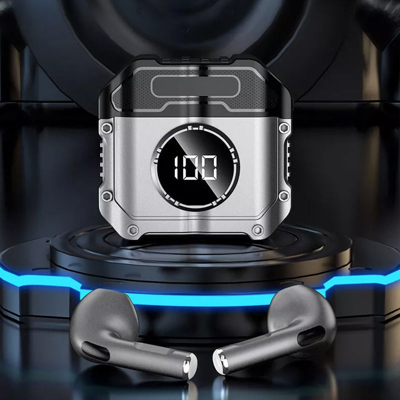Noise-cancelling Digital Display Bluetooth Headphones