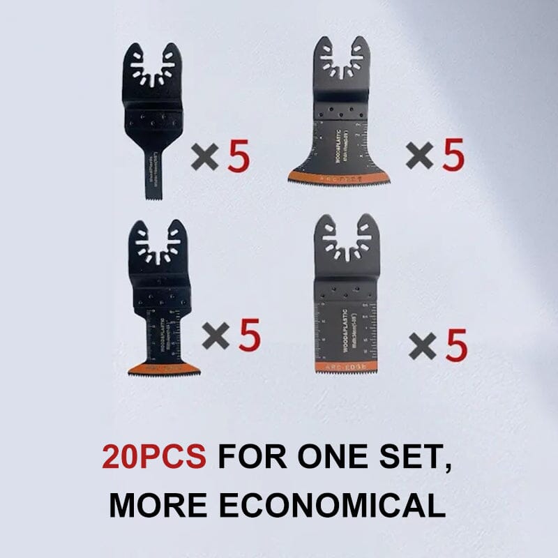 Edgeless Oscillating Tool Blades (20 Pieces)