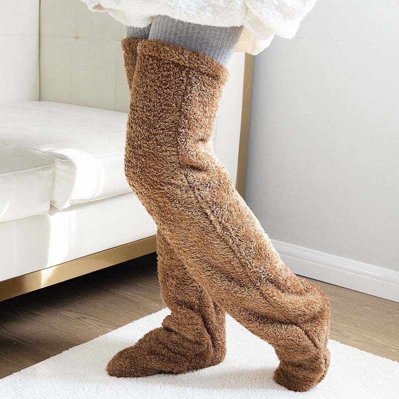 Knee warmer socks