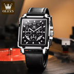 Olevs® Luminous Luxury Square Business Automatic Mechanical Watch