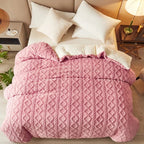 Double-sided Cashmere-Look Duvet Cover - VelvetWarm