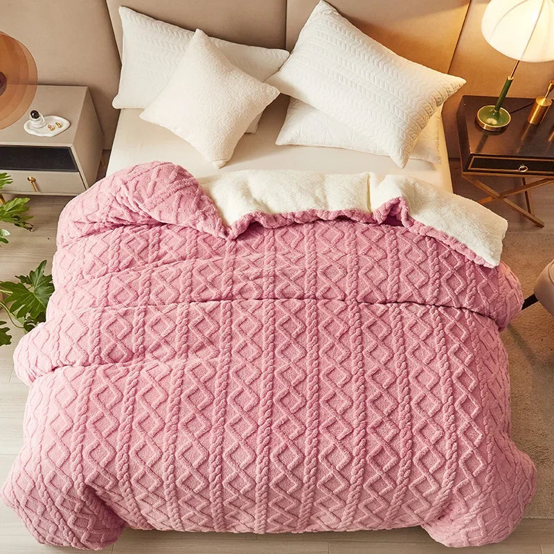 Double-sided Cashmere-Look Duvet Cover - VelvetWarm