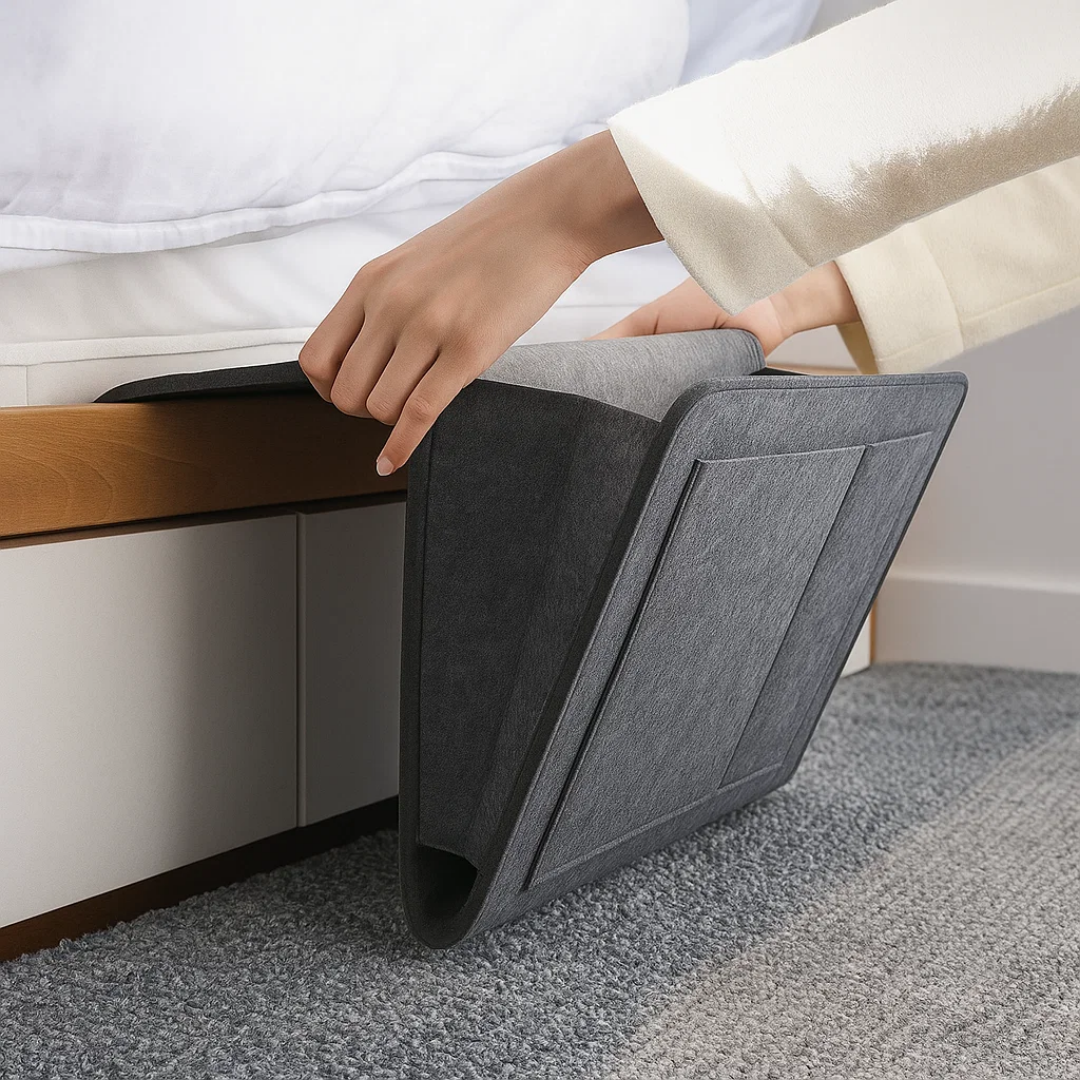 Essentials Within Reach – Thick Felt Durable Material – Save Space Stay Organised & Enjoy Nighttime Comfort